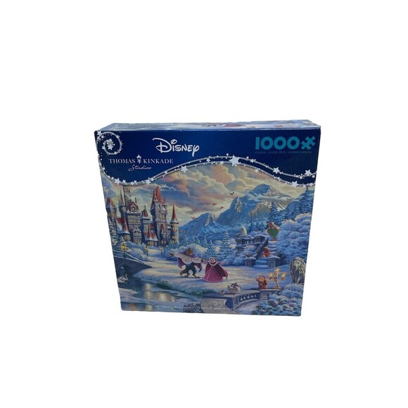 Ceaco 1000 piece-Disney:  Beauty & the Beast Winter Enchantment-jigsaw puzzle - Picture 1 of 13